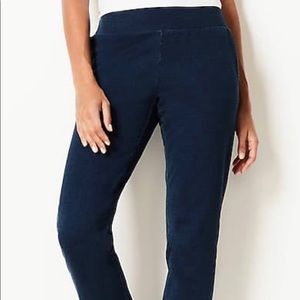 Perfect JJILL Indigo Slim Leg Knit pants- XL